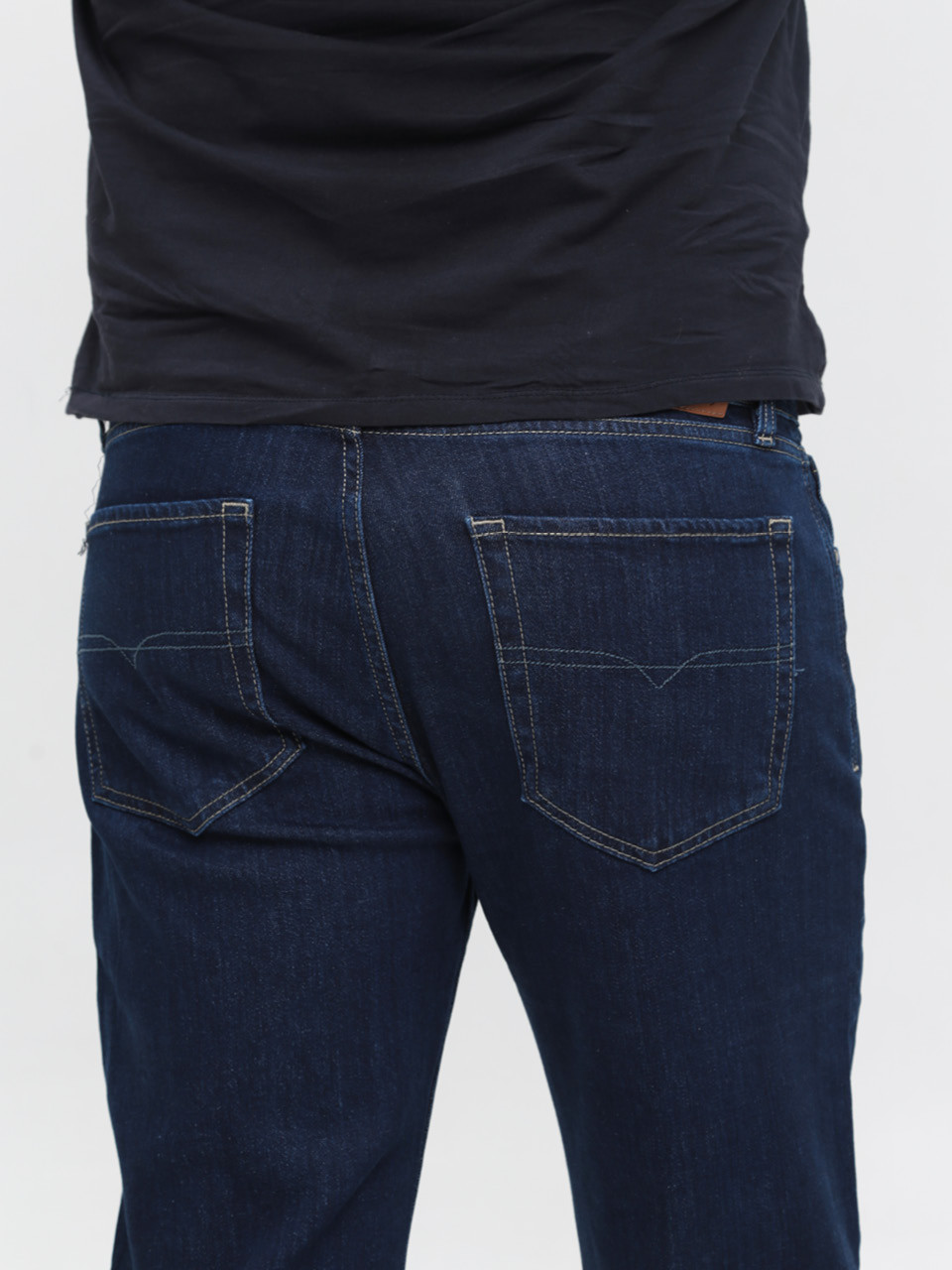 Джинси чоловічі темно-сині прямі 5003-55