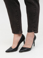 Джинси жіночі коричневі МОМ зі стрейчем 7825-5