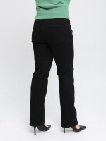 Джинси жіночі чорні прямі великі розміри 3268-B-045