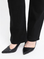 Джинси жіночі чорні прямі великі розміри 3268-B-045