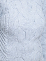 Светр жіночий блакитний вовняний зимовий з горлом 230-675-5