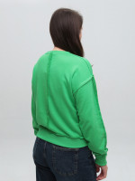 Світшот жіночий зелений укорочений 503-3