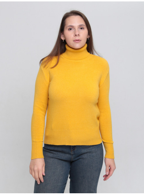 Жіночий светр жовтий з...