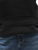 Світшот жіночий чорний на флісі 1462-1