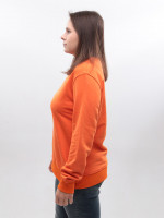 Світшот жіночий помаранчевий на флісі 1784-6
