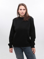 Світшот жіночий чорний на флісі 1784-1