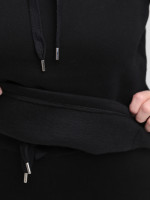 Костюм спортивний жіночий на флісі чорний 1801-1