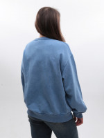 Світшот жіночий синій оверсайз 141-2