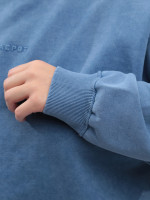 Світшот жіночий синій оверсайз 141-2