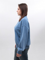 Світшот жіночий синій оверсайз 141-2