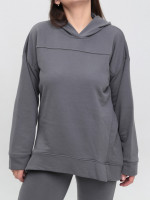 Костюм спортивний жіночий сірий тринитка 2197-3