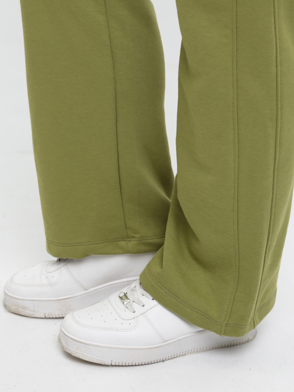 Костюм спортивний жіночий зелений тринитка 2189-2