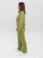 Костюм спортивний жіночий зелений тринитка 2189-2