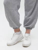 Штаны спортивный женский серые джоггеры на резинке 538-6