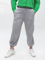 Штаны спортивный женский серые джоггеры на резинке 538-6
