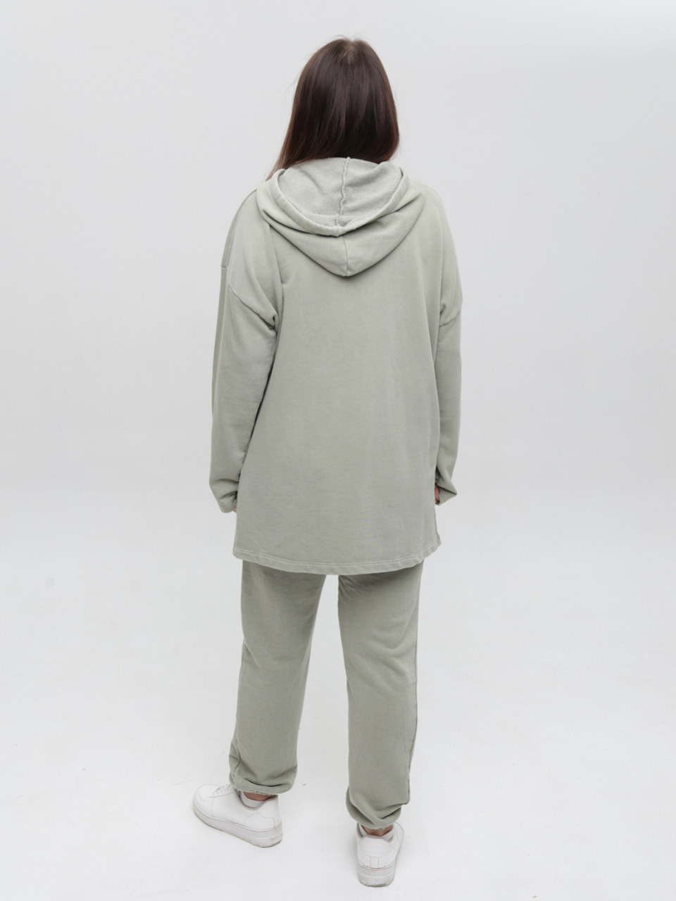 Костюм спортивний жіночий оливковий тринитка 2100-5-T