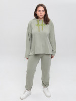 Костюм спортивний жіночий оливковий тринитка 2100-5-T