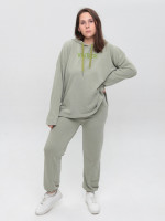 Костюм спортивний жіночий оливковий тринитка 2100-5-T