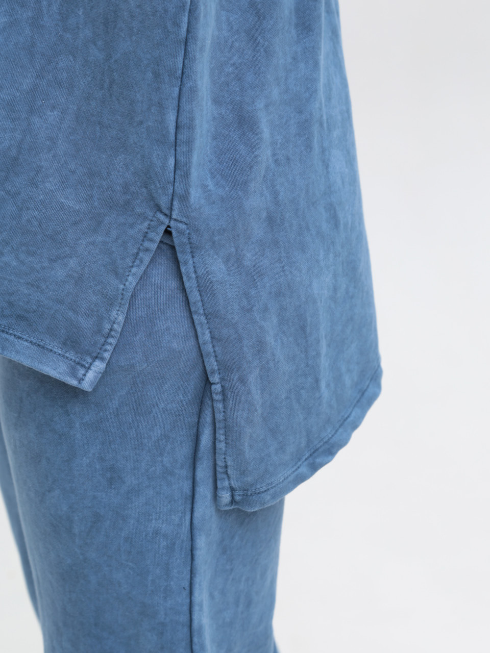 Костюм спортивний жіночий синій тринитка 2100-4-T