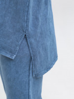 Костюм спортивний жіночий синій тринитка 2100-4-T