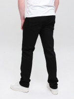 Джинсы мужские прямые черные со стрейчем 5003-53