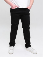 Джинсы мужские прямые черные со стрейчем 5003-53