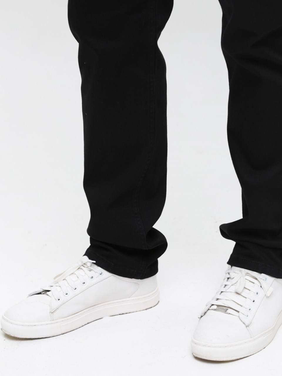 Джинсы мужские прямые черные со стрейчем 5003-53