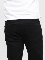 Джинсы мужские прямые черные со стрейчем 5003-53