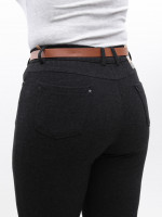 Штани жіночі чорні теплі зимові широкі 7859-2