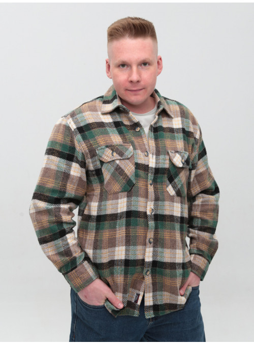 Сорочка чоловіча зелена з...