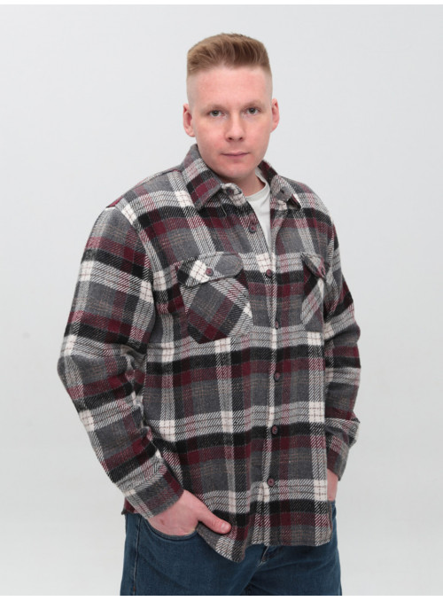 Сорочка чоловіча сіра з...