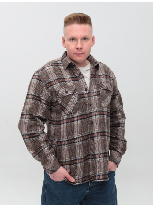 Сорочка чоловіча коричнева...