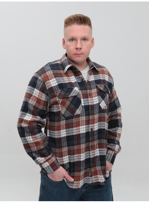 Сорочка чоловіча коричнева...