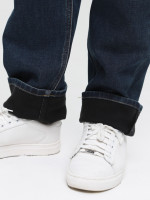 Джинси чоловічі сині утеплені на флісі прямі 23600 6756 805