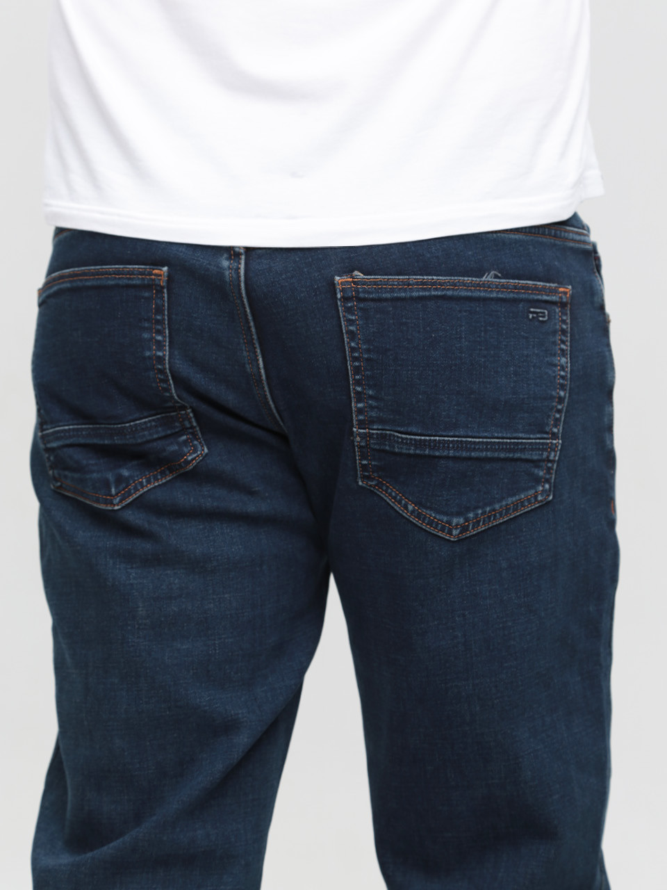 Джинси чоловічі сині утеплені на флісі прямі 23600 6756 805