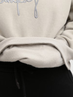 Світшот жіночий оливковий широкий на флісі 614328-1-T