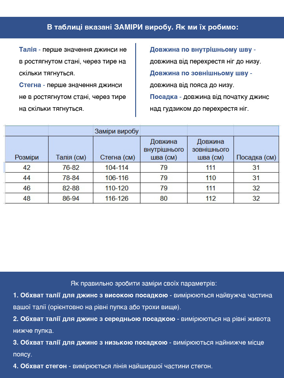 Джинсы женские голубые палаццо большие размеры 7976-B-6