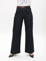 Джинси жіночі темно-сині тонкі палаццо 10693-1