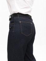 Джинси жіночі темно-сині палаццо тонкі великі розміри 20693-B-1