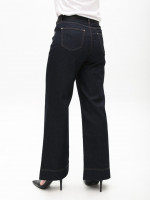 Джинси жіночі темно-сині палаццо тонкі великі розміри 20693-B-1