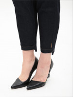 Джинси жіночі темно-сині МОМ тонкі 10690-1