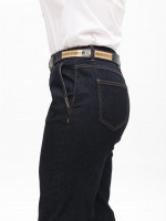 Джинси жіночі темно-сині МОМ тонкі великі розміри 20690-B-1