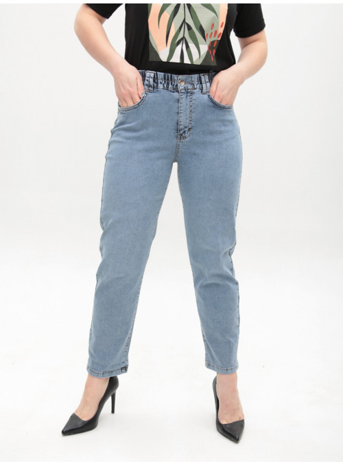Джинси жіночі блакитні МОМ...