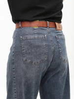 Джинсы женские синие багги тонкие со стрейчем 1759-4