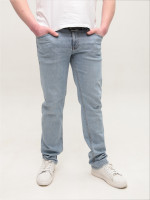 Джинси чоловічі блакитні слім зі стрейчем 4556