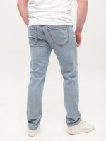 Джинси чоловічі блакитні слім зі стрейчем 4556