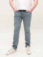 Джинси чоловічі блакитні слім зі стрейчем 4565