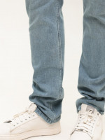 Джинси чоловічі блакитні слім зі стрейчем 4565