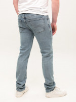 Джинси чоловічі блакитні слім зі стрейчем 4565