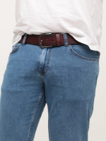 Джинсы мужские светло-синие прямые тонкие со стрейчем 4581